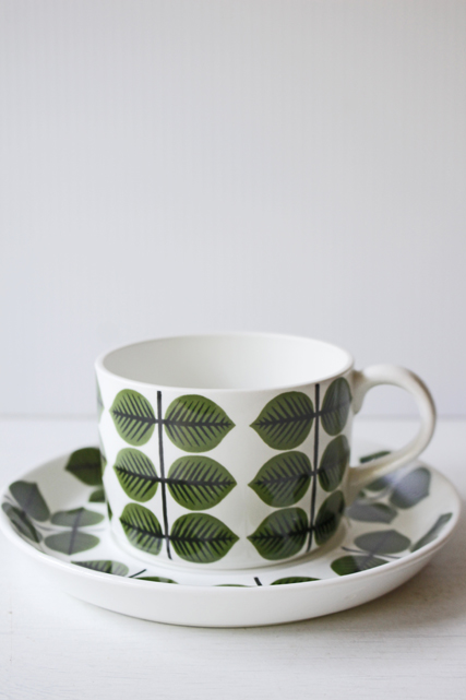 北欧ヴィンテージ/Gustavsberg/スティグ・リンドベリ/BERSA/ベルサ/カップ＆ソーサー/No.2