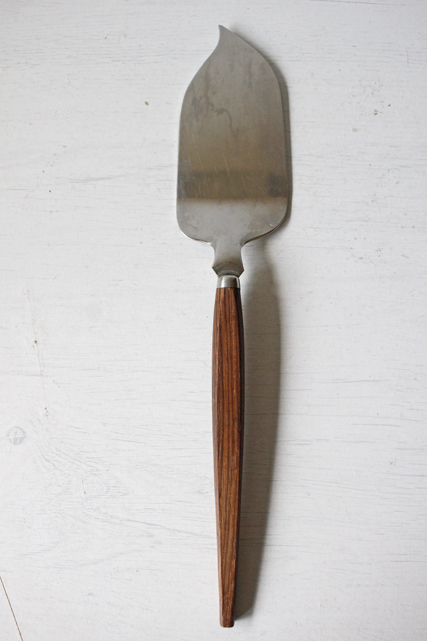 北欧ヴィンテージ/デンマーク製/チーク材/ケーキサーバー/SOLDOUT