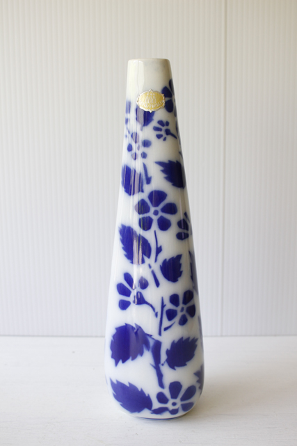 北欧ヴィンテージ/Upsala Ekeby/gefle/narciss/花瓶/ステンシルの植物/SOLD OUT