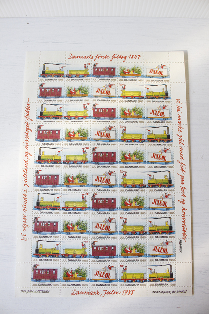デンマーク郵便局/北欧ヴィンテージクリスマスシール/1985年/SOLD OUT