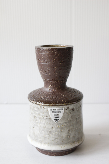 北欧ヴィンテージ/Michael Andersen&Son社/花瓶/ミルクホワイト（小）/SOLD OUT