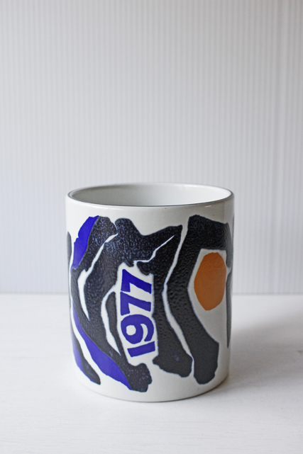 大サイズ！北欧ヴィンテージ/Royal Copenhagen/イヤーマグ/1977年/SOLD OUT