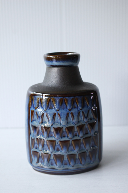 北欧ヴィンテージ/Soholm（スーホルム）/花瓶/ネイビーブルー/SOLD OUT