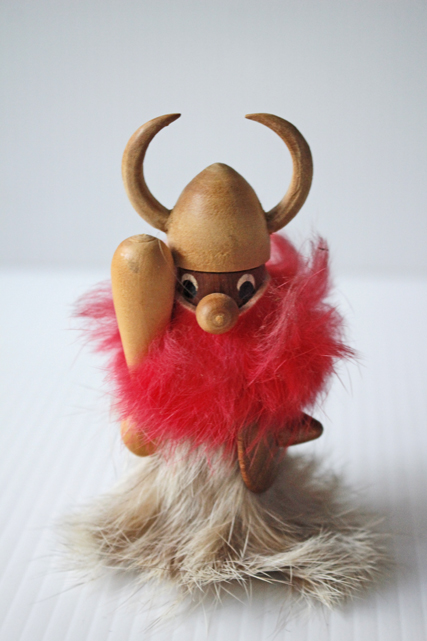 北欧ヴィンテージ/ノギンス/オブジェ/バイキング/高さ10cm/SOLDOUT