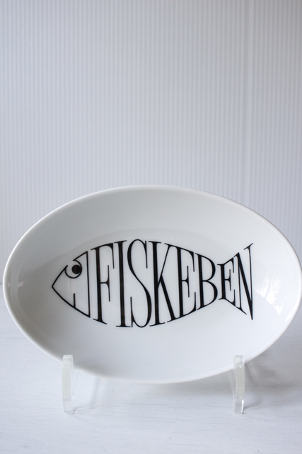 北欧ヴィンテージ/B&G/魚モチーフ/オーバルボウル/SOLD OUT