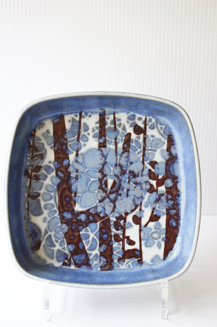 北欧ヴィンテージ/Royal Copenhagen/バッカ/角皿（17×17cm）/SOLD OUT