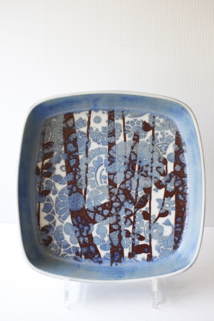 北欧ヴィンテージ/Royal Copenhagen/バッカ/角皿（22×22cm）/SOLD OUT