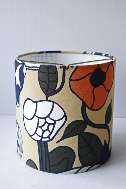 北欧照明/ランプシェード/marimekko/可愛い女の子（Φ15ｃｍ×15ｃｍ）/SOLDOUT