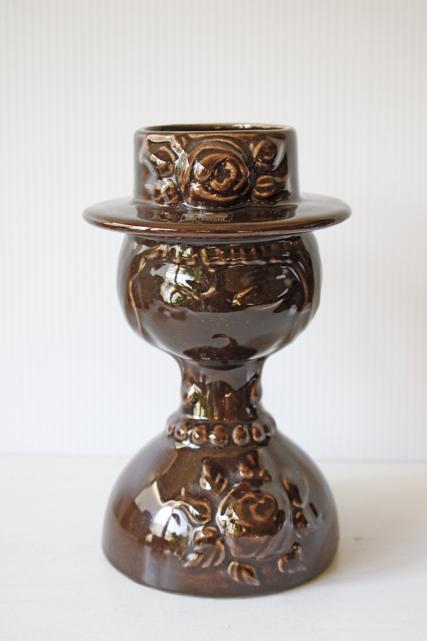 大サイズ！スウェーデン/HJO社/オブジェ＆花瓶/おしゃれなご婦人/ブラウン/SOLD OUT