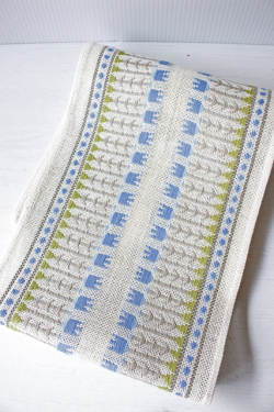 北欧ヴィンテージ/織地テーブルセンター/チューリップ/SOLD OUT