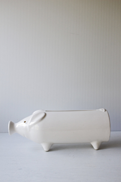 北欧ヴィンテージ/デンマーク製/陶器のサラミカバー/ブタさん/SOLD OUT