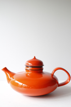 北欧ヴィンテージ/Rorstrand（ロールストランド）/POP/ティーポット/オレンジ/SOLD OUT