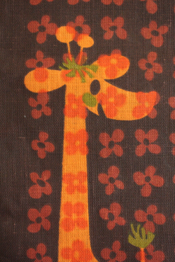 スウェーデン製/タペストリー/キリンとお花/SOLD OUT
