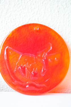 Holmegaard（ホルムゴー）/ガラスのサンキャッチャー/レッド/Φ11cm/SOLD OUT