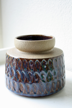 Soholm（スーホルム）/花瓶/ブラウン×ペールブルー/SOLD OUT
