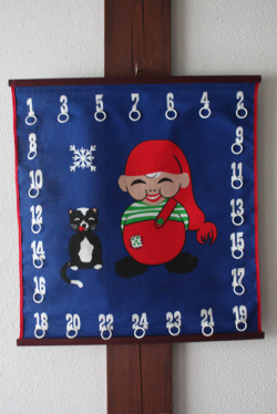 【クリスマス】北欧アドベントカレンダー/妖精ニッセとネコ