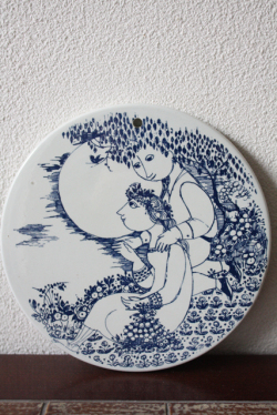 Bjorn　Wiinblad（ヴョルン・ウィンブラッド）/飾り皿/晩/SOLD OUT