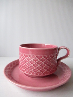 レア！Jens.H.Quistgaard（イェンス・クイストゴー）Cordial/カップ＆ソーサー/ピンク/NO.1/SOLD OUT