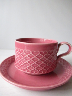 レア！Jens.H.Quistgaard（イェンス・クイストゴー）Cordial/カップ＆ソーサー/ピンク/NO.2/SOLD OUT