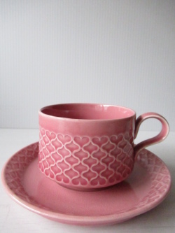 レア！Jens.H.Quistgaard（イェンス・クイストゴー）Cordial/カップ＆ソーサー/ピンク/NO.4/SOLD OUT