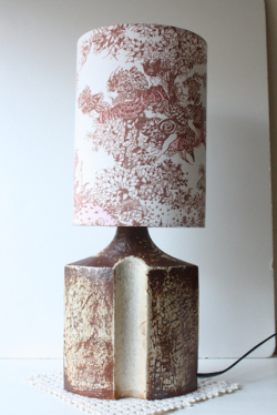 北欧照明/Soholm（スーホルム）/ヴィンテージテーブルランプ/変形ブラウンカラー/SOLD OUT