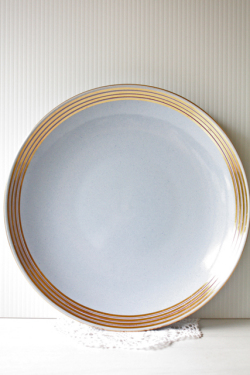 北欧ヴィンテージ/Aristo keramik/ディナープレート/アイスブルー/SOLD OUT
