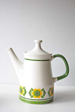 東欧ヴィンテージ/コーヒーポット/フラワーモチーフ/SOLD OUT