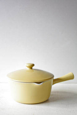 北欧ヴィンテージ/Lyngby Porcelain(リュンビュー・ポーセリン）/バターウォーマー/レモンイエロー/SOLD OUT