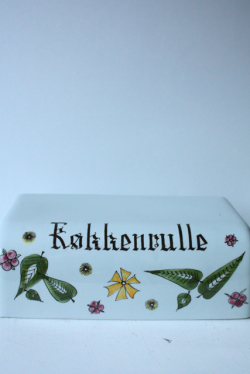 北欧ヴィンテージ/Knabstrup社/陶器ホルダー/キッチンペーパー用/SOLD OUT