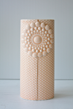 北欧デザイン/Finnsdottir/花瓶/Pipanella楕円（大）/サーモンピンク/SOLD OUT