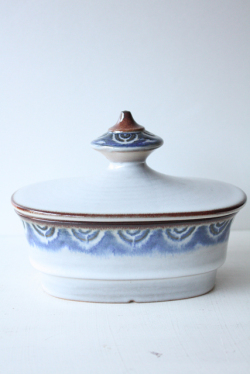 北欧ヴィンテージ/Soholm（スーホルム）/蓋つき容器/サークル模様/SOLD OUT