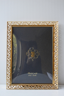 未使用！北欧ヴィンテージ/フォトフレーム(ガラスあり）/（13×18cm）