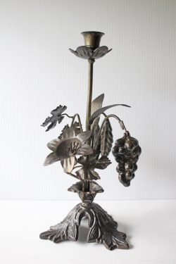 ブロカント/真鍮/ヴィンテージ燭台/フレンチスタイル