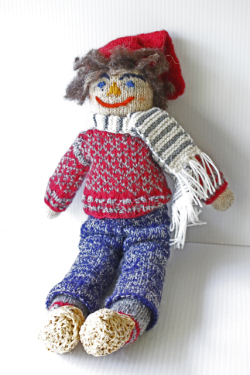 【クリスマス】北欧ヴィンテージ/手編み/ニッセ/男の子/SOLD OUT