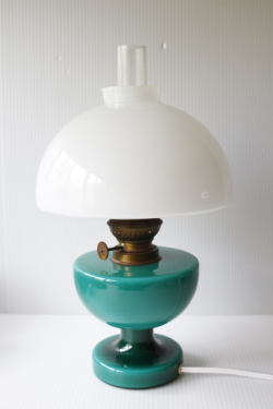北欧照明/Holmegaard/ヴィンテージテーブルランプ/Victoria/エメラルドグリーン/SOLD OUT