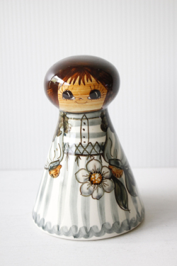 北欧ヴィンテージ/陶器の貯金箱/可愛い女の子/SOLD OUT