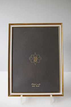 未使用！北欧ヴィンテージ/フォトフレーム(ガラスあり）/（24×18cm）