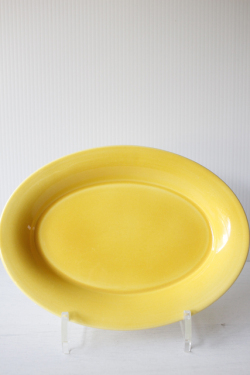 北欧ヴィンテージ/Royal Copenhagen /オーバルプレート/Ursula/イエロー（中）/SOLD OUT