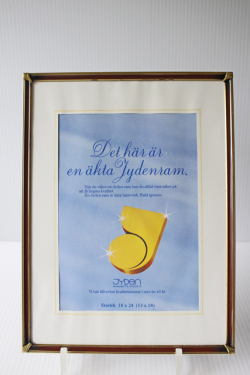 未使用！北欧ヴィンテージ/フォトフレーム(ガラスあり）/（24×18cm）