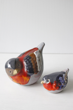 北欧ヴィンテージ/DECO社/小鳥の親子/Aセット/SOLD OUT