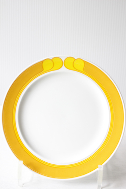 未使用！ローゼンタール/ケーキプレート/イエロー×オレンジ