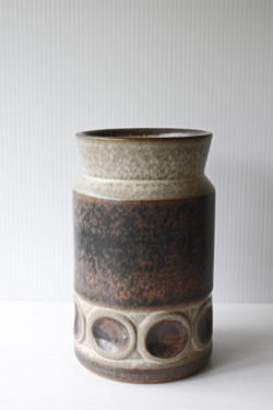 北欧ヴィンテージ/Michael Andersen & Son社/花瓶/水玉モチーフ/SOLD OUT