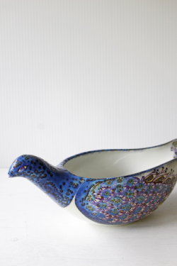 北欧ヴィンテージ/Aluminia/Royal Copenhagen/テネラ/鳥型花瓶/SOLD OUT