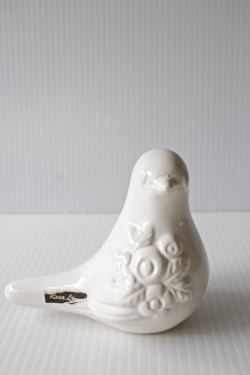 北欧ヴィンテージ/Rosa Ljung/オブジェ/小鳥/ホワイト/No.2/SOLD OUT