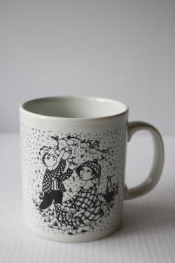 北欧ヴィンテージ/Bjorn Wiinblad/マンスリーマグカップ（10月）