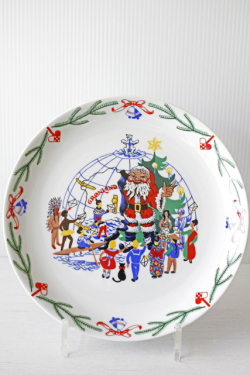 北欧ヴィンテージ/Lyngby Porcelain/クリスマスプレート/世界の子供たち/SOLD OUT
