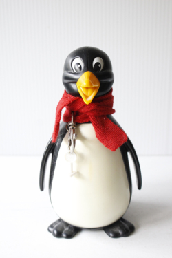 北欧ヴィンテージ/DANSK BANK/ノベルティ貯金箱/ペンギンのPondus 君/SOLD OUT
