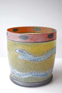 北欧ヴィンテージ/KOSTA BODA/ウルリカ/ペイントガラスの花瓶/SOLD OUT