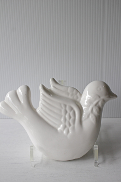 北欧ヴィンテージ/壁掛け/オブジェ＆花瓶/白い鳩/SOLD OUT