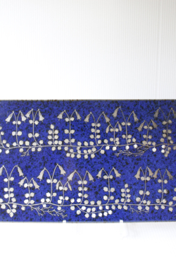 北欧ヴィンテージ/GUSTAVSBERG/陶板の壁掛け/フラワーモチーフ/SOLD OUT